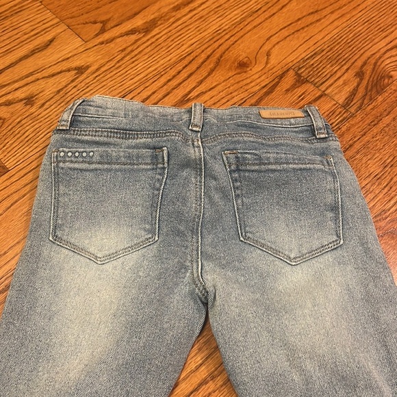 Blank NYC Girl’s The Mini Madison High Rise Crop Jeans Size 8 - Picture 5 of 7